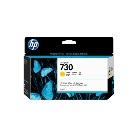 HP Cartucho de tinta DesignJet 730 de 130 ml, amarillo, Serie T1700 HP Designjet, Inyección de tinta térmica, Amarillo, Negocios