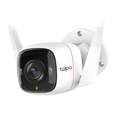 TP-Link Tapo C320WS, Cámara de seguridad IP, Interior y exterior, Inalámbrico, Pared, Blanco, Bala (forma)