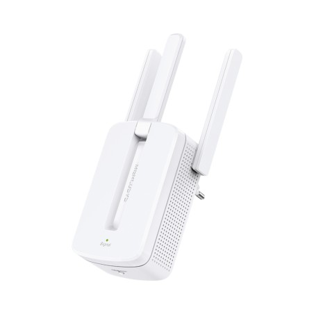 Mercusys MW300RE, Repetidor de red, 300 Mbit/s, Externo, 802.11b, 802.11g, Wi-Fi 4 (802.11n), 300 Mbit/s, Banda única (2,4 GHz)