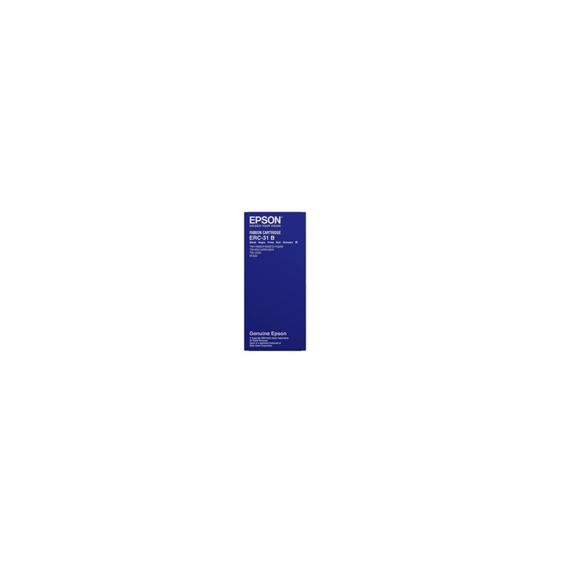 Cinta Epson ERC-31B Negro 4.500.000 caracteres Original