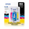 Epson C13T664520-3P, Original, Cian, Magenta, Amarillo, Epson, L121, L210, L220, L230, L310, L380, L120, L350, L355, L365, L375,