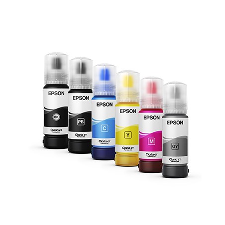 Botella De Tinta Epson T555 Gris C13T555520-AL Original