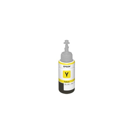 Botella De Tinta Epson T555 Amarillo 70ml C13T555420-AL Original