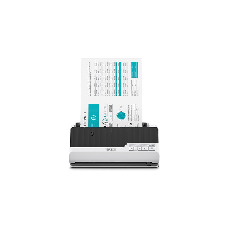 Epson DS-C490, 215,9 x 5588 mm, 50000 páginas, Escáner alimentado con hojas, Negro, Gris, Botones, CIS