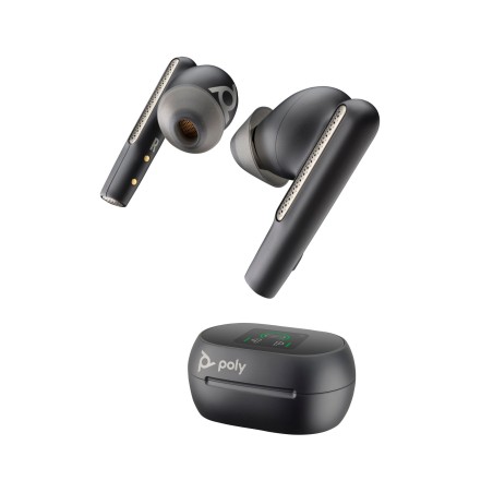 Diadema Auricular HP Poly Audífonos Poly Voyager Free USB-C Bluetooth Negro carbón Con Micrófono