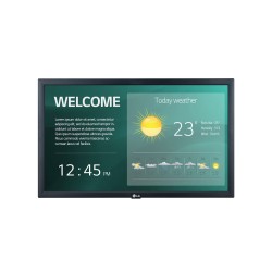 Monitor Industrial LG Signage 22SM3G 22" Pulgadas 16x7 250nits FHD HDMI USB RJ45 WiFi Negro