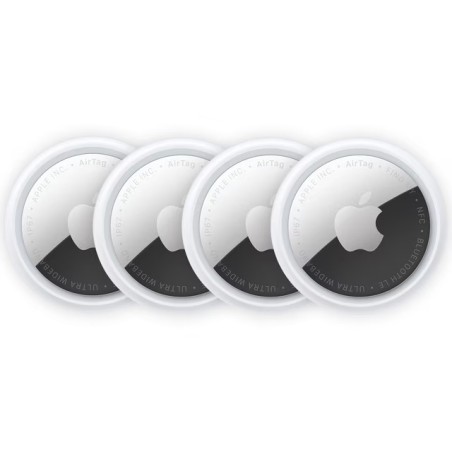 AirTag Apple 2a Generacion Paquete x 4 MFEA4AM/A Bluetooth Banda Ultraancha NFC Blanco