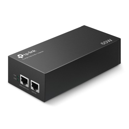Inyector PoE++ TP-Link Omada POE170S 60W 2 Puertos Gigabit Negro