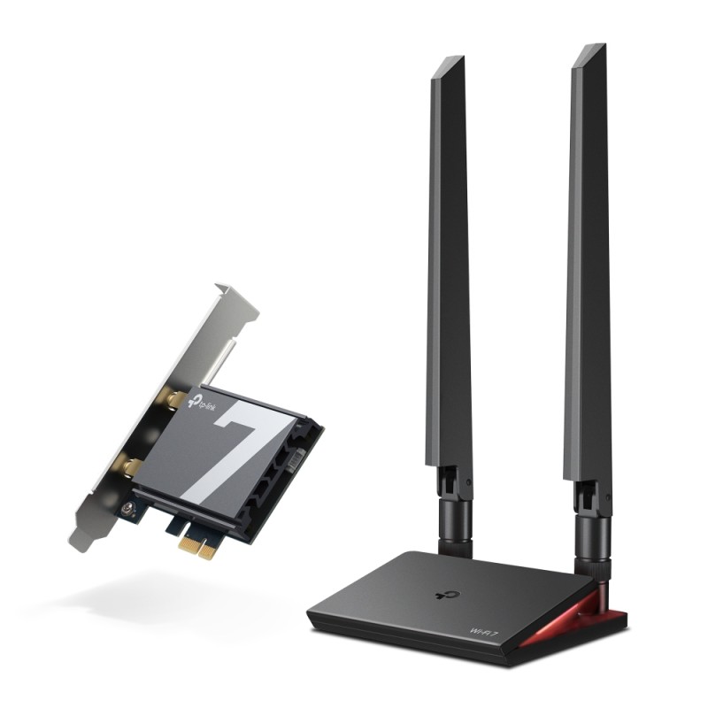 Adaptador PCIe TP-Link Archer TBE550E WiFi7 Triple Banda Bluetooth 5.4