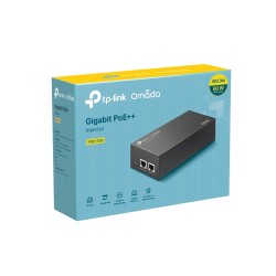 Inyector PoE++ TP-Link Omada POE170S 60W 2 Puertos Gigabit Negro