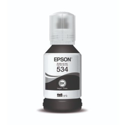 Botella De Tinta Epson T534 Negro 6.000 Paginas C13T534120-AL Original