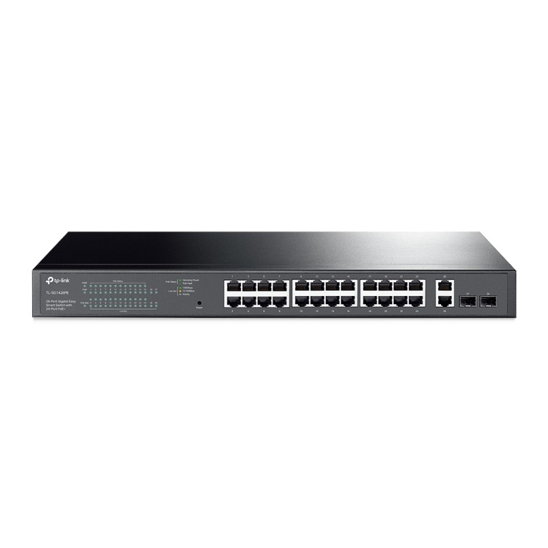 Switch TP-Link SG1428PE 26 Puertos RJ45 Gigabit 24PoE+ 2SFP Rack Gestionable