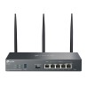 Router VPN TP-Link Omada ER706W WiFi6 AX3000 Doble Banda 5Puertos RJ45 Gigabit 1SFP USB