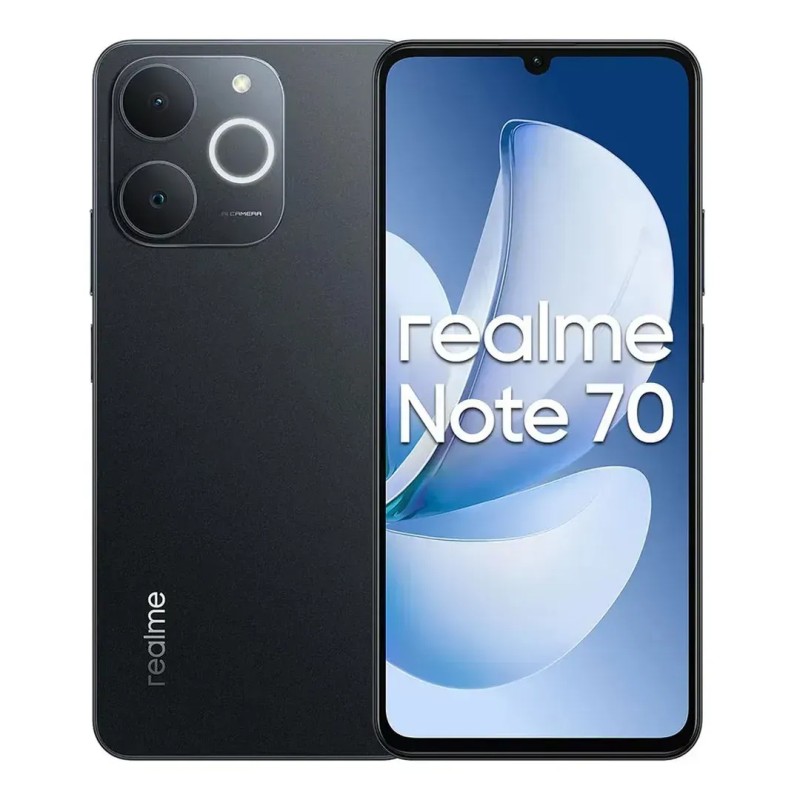 Celular realme Note 70 6.74” Negro Obsidiana 4GB 256GB