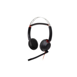 Diadema Auricular HP Poly Blackwire 5220 Estereo USB-C USB-A 3.5mm Negro Con Microfono