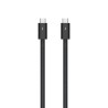 Cable Apple Thunderbolt 4 Pro USB-C 1.8Mts 40Gbps 100W Negro