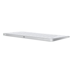 Teclado Apple Magic Keyboard Con Touch ID Bluetooth USB-C Español Plata Teclas Blancas