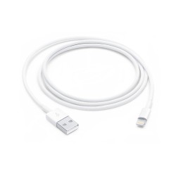 Cable Apple Lightning A USB-A 1Mt Carga Y Sincronizacion Blanco