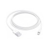 Cable Apple Lightning A USB-A 1Mt Carga Y Sincronizacion Blanco