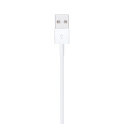 Cable Apple Lightning A USB-A 1Mt Carga Y Sincronizacion Blanco