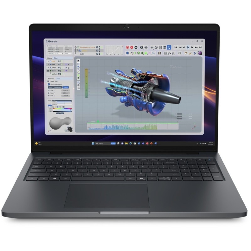 Portatil Workstation Dell Pro Precision 5 Intel Ultra7 366H 32GB 1TB SSD 16" Video 8GB W11P Gris