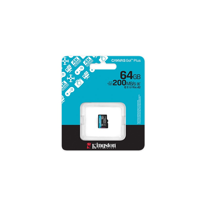 64GB microSDXC Canvas Go Plus Gen4 200MB