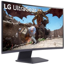 Monitor LG UltraGear Gamer 27GS60QC 27" Pulgadas Curvo QHD HDMI DisplayPort Negro