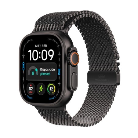 Apple Watch Ultra 4 49mm Titanio Negro GPS + Cellular 5G LTE Correa Milanesa Titanio Negro M