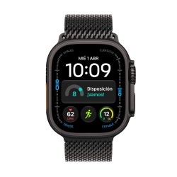 Apple Watch Ultra 4 49mm Titanio Negro GPS + Cellular 5G LTE Correa Milanesa Titanio Negro M