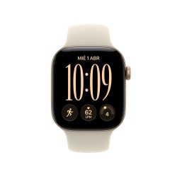 Apple Watch Series 12 42mm Aluminio Oro Claro Correa Deportiva Arena GPS M/L