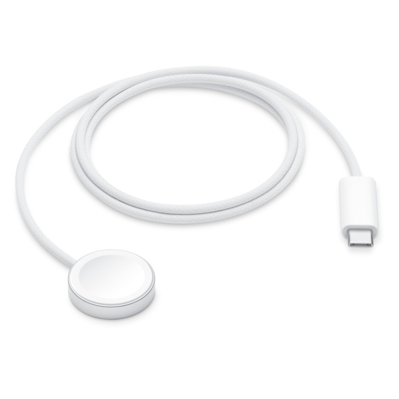 Cable De Carga Magnetica Rapida Apple Para Apple Watch USB-C 1Mt Blanco