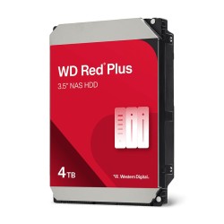 Disco Duro Western Digital 4TB Red Plus Para NAS SATA 6Gb/s 3.5" 5400rpm 256MB Interno