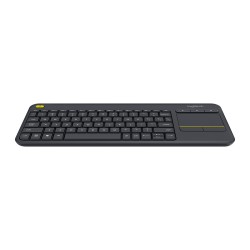 Teclado Logitech K400 Plus Inalambrico QWERTY Touchpad USB Español Negro