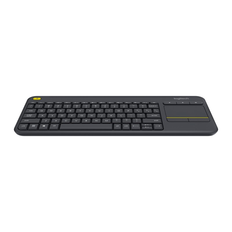 Teclado Logitech K400 Plus Inalambrico QWERTY Touchpad USB Español Negro