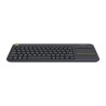 Teclado Logitech K400 Plus Inalambrico QWERTY Touchpad USB Español Negro