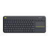 Teclado Logitech K400 Plus Inalambrico QWERTY Touchpad USB Español Negro
