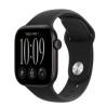 Apple Watch Series 12 42mm Aluminio Negro Correa Deportiva Negra GPS M/L