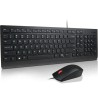 Combo Teclado Mouse Lenovo Essential AI USB-A Español Negro