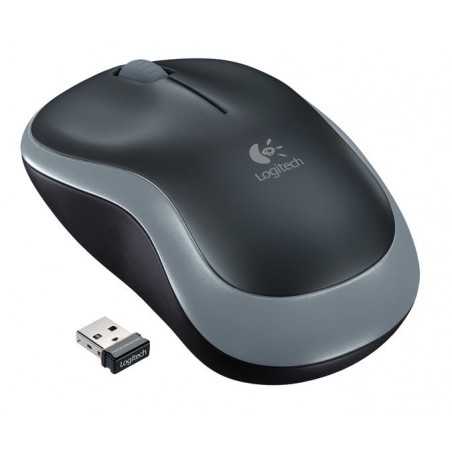 Mouse Logitech M185 Optico Inalambrico Negro