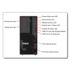 Servidor Lenovo ThinkSystem ST50 V3 Intel Xeon 6325P 16GB 2TB HDD Sata Torre 300W