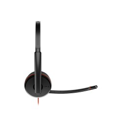 Diadema Auricular HP Poly Blackwire 3220 Binaural Estereo USB-C y USB-A Negro Con Microfono