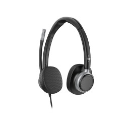 Diadema Auricular HP Poly Mission 625 Estereo USB-C y USB-A Negro Con Microfono