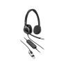Diadema Auricular HP Poly Mission 625 Estereo USB-C y USB-A Negro Con Microfono