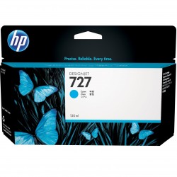 Cartucho De Tinta HP B3P19A Cyan 727 130ml T920 T930 T1500 T2500