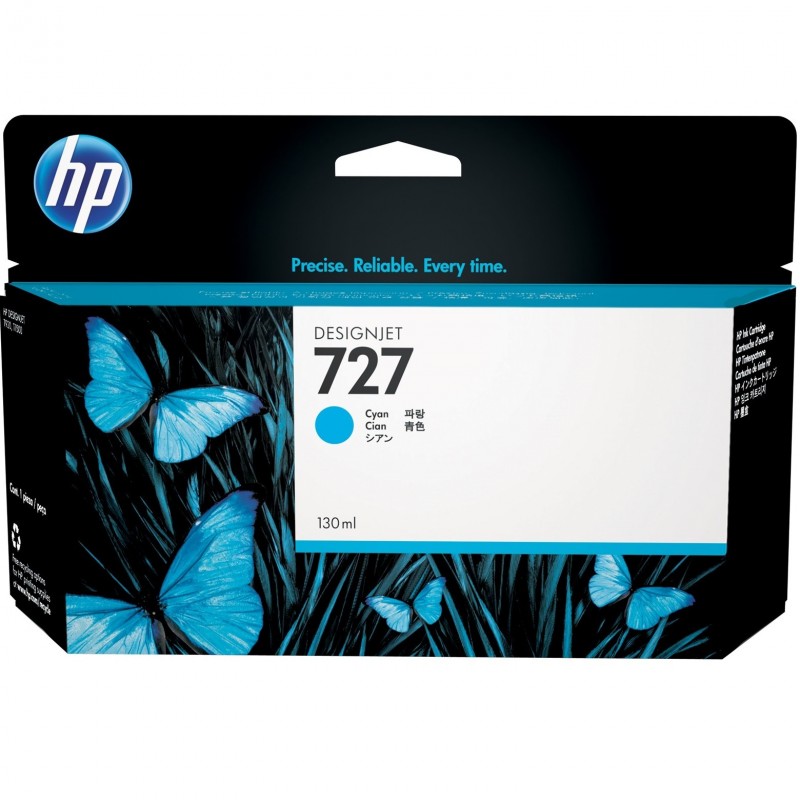 Cartucho De Tinta HP B3P19A Cyan 727 130ml T920 T930 T1500 T2500