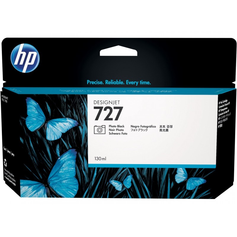 CARTUCHO HP PHOTO BLACK  # 727  Designjet T920 T1500 T250000 130 ml - Imagen 1