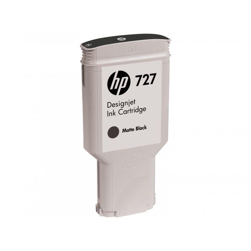 Cartucho Tinta HP C1Q12A Matte Black 727 300ml Plotter T920 T1500 T2500