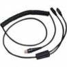 Cable: Kbw. Black. 2.9M (9.5'). Coiled. 5V External Power - Imagen 1
