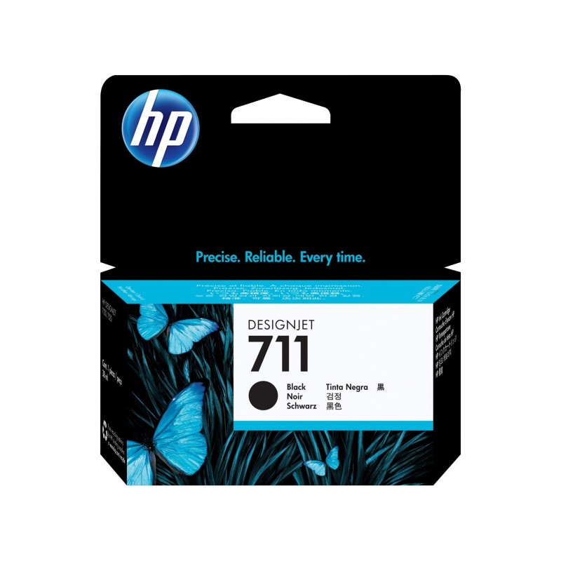 Cartucho De Tinta HP CZ129A Negro 711 Designjet 38ml